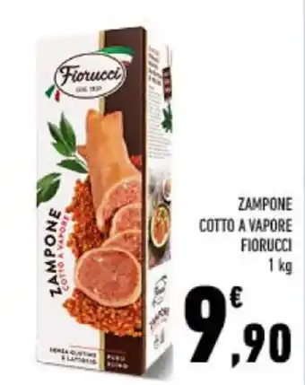 Conad ZAMPONE COTTO A VAPORE FIORUCCI 1 kg offerta