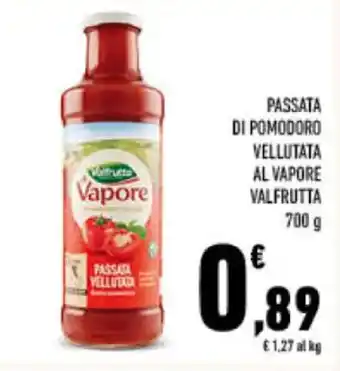 Conad PASSATA DI POMODORO VELLUTATA AL VAPORE VALFRUTTA 700 g offerta