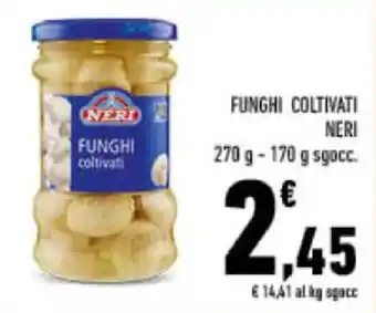 Conad FUNGHI COLTIVATI NERI 270 g- 170 g sgocc. offerta