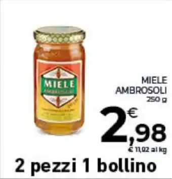 Conad MIELE AMBROSOLI 250 g offerta