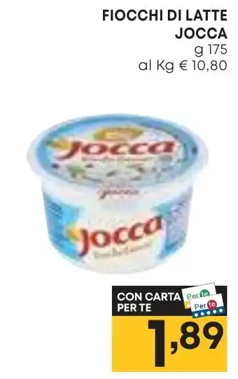 Pam FIOCCHI DI LATTE JOCCA g 175 offerta