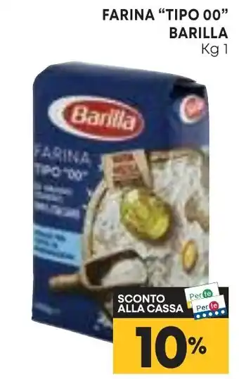 Pam FARINA "TIPO 00" BARILLA kg 1 offerta