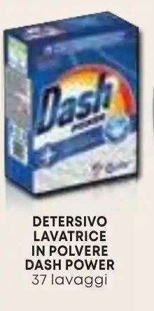 Pam DETERSIVO LAVATRICE IN POLVERE DASH POWER 37 lavaggi offerta