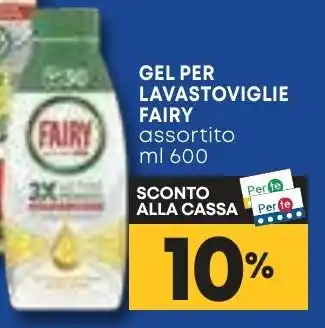 Pam GEL PER LAVASTOVIGLIE FAIRY assortito ml 600 offerta