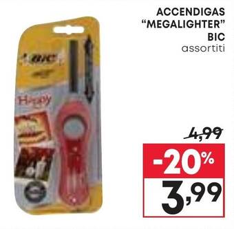 Pam ACCENDIGAS "MEGALIGHTER" BIC assortiti offerta