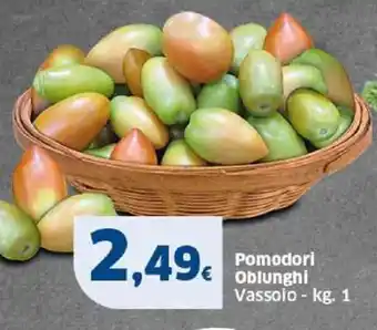 Pomodori Oblunghi Vassoio - kg. 1