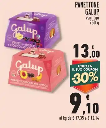 PANETTONE GALUP vari tipi 750 g