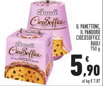 Conad IL PANETTONE, IL PANDORO CIOCOSOFFICE BAULI 750 g offerta