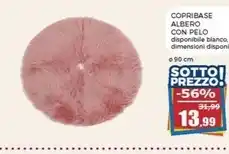 Happy Casa Copribase albero con pelo offerta