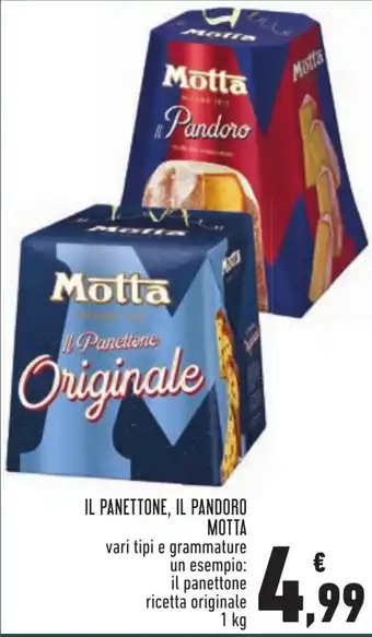 Conad IL PANETTONE, IL PANDORO MOTTA 1 kg offerta