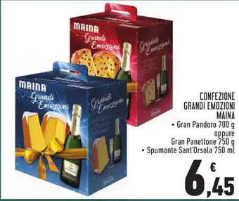 Conad CONFEZIONE GRANDI EMOZIONI MAINA 700g/750 g offerta