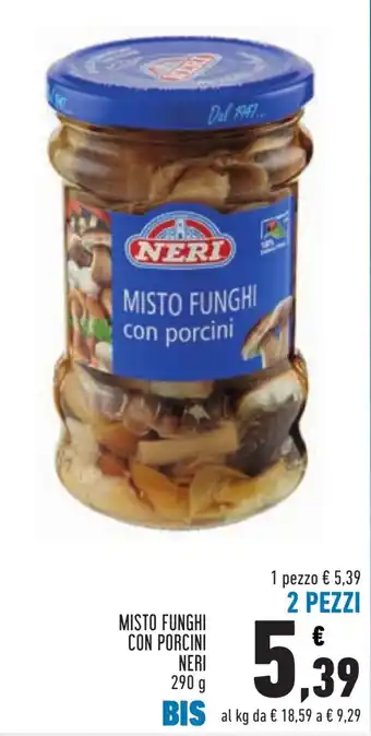 Conad MISTO FUNGHI CON PORCINI NERI 290 g offerta