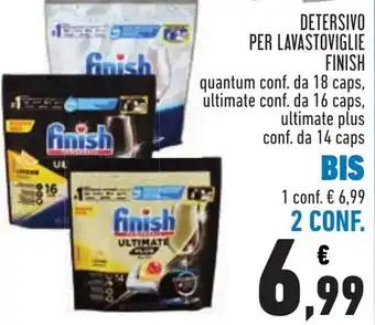 Conad DETERSIVO PER LAVASTOVIGLIE FINISH offerta
