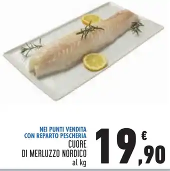 Conad CUORE DI MERLUZZO NORDICO offerta
