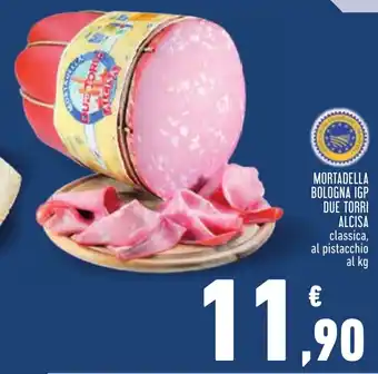 Conad MORTADELLA BOLOGNA IGP DUE TORRI ALCISA offerta