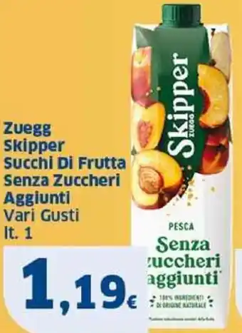 Zuegg Skipper Succhi Di Frutta Senza Zuccheri Aggiunti Vari Gusti It. 1