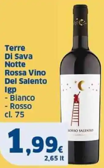 Il Punto Sigma Terre Di Sava Notte Rossa Vino Del Salento Igp - Bianco - Rosso cl. 75 offerta