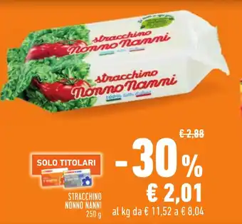 Conad STRACCHINO NONNO NANNI 250 g offerta