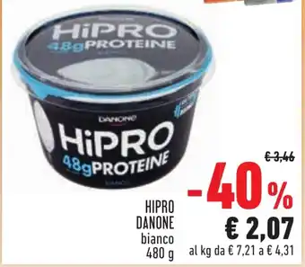 Conad HIPRO DANONE bianco 480 g offerta