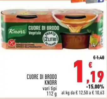 CUORE DI BRODO KNORR vari tipi 112 g