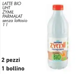 Conad LATTE BIO UHT ZYMIL PARMALAT senza lattosio 1 l offerta