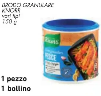 Conad BRODO GRANULARE KNORR vari tipi 150 g offerta