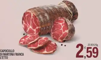 CAPOCOLLO DI MARTINA FRANCA L'ETTO