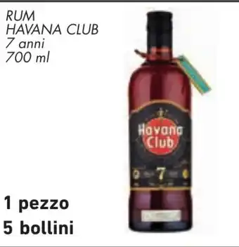 Conad RUM HAVANA CLUB 7 anni 700 ml offerta