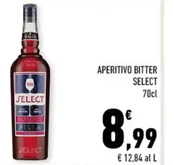Conad APERITIVO BITTER SELECT 70cl offerta