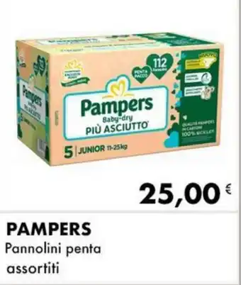 Iper Tosano PAMPERS Pannolini penta assortiti offerta