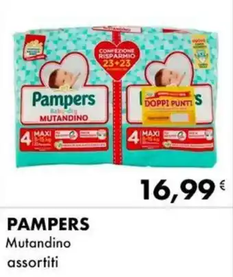 Iper Tosano PAMPERS Mutandino assortiti offerta