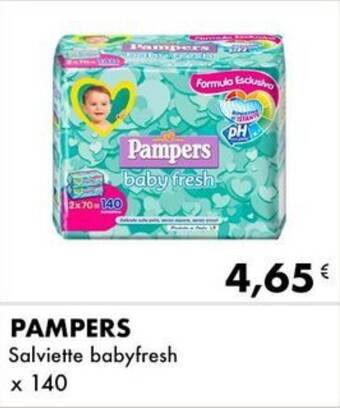 Iper Tosano PAMPERS Salviette babyfresh x 140 offerta