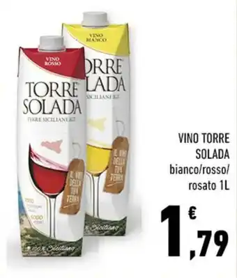 Conad VINO TORRE SOLADA bianco/rosso/ rosato 1L offerta