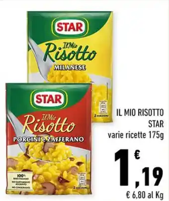 Conad IL MIO RISOTTO STAR varie ricette 175g offerta