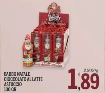 Gruppo Pascar BABBO NATALE CIOCCOLATO AL LATTE ASTUCCIO 130 GR offerta