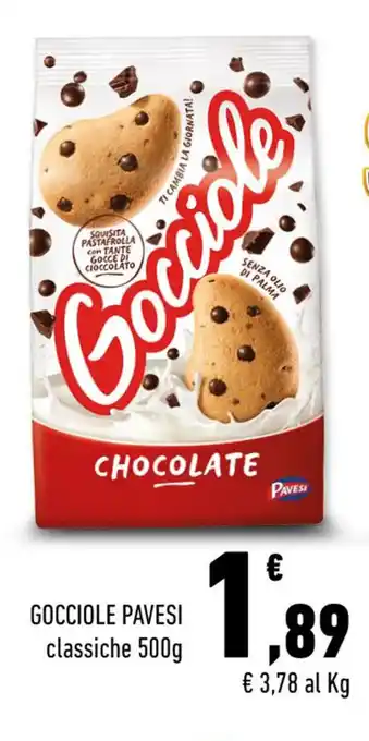 Conad GOCCIOLE PAVESI classiche 500g offerta