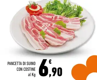 Conad PANCETTA DI SUINO CON COSTINE offerta
