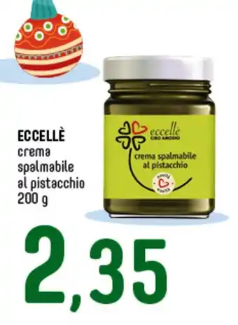 Ciro Amodio ECCELLÈ crema spalmabile al pistacchio 200 g offerta