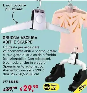 Dmail Gruccia Asciuga Abiti E Scarpe offerta