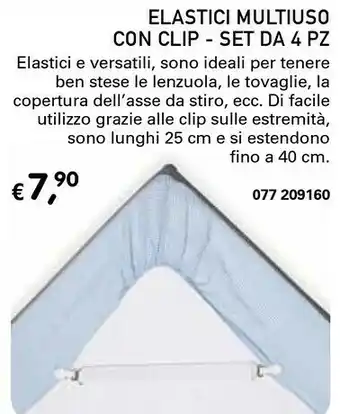 Dmail Elastici Multiuso Con Clip offerta
