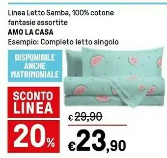 Amo La Casa Completo Letto Singolo