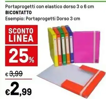 Iper La Grande Bicontatto Portaprogetti Con Elastico Dorso offerta