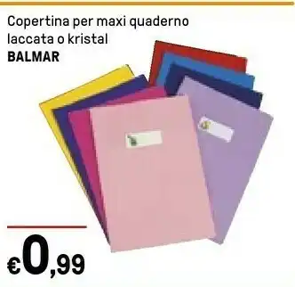 Iper La Grande Balmar 2000 Copertina Per Maxi Quaderno Laccata O Kristal offerta
