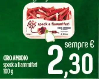 Ciro Amodio CIRO AMODIO speck a fiammiferi 100 g offerta