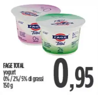 FAGE TOTAL yogurt 0%/2%/5% di grassi 150 g