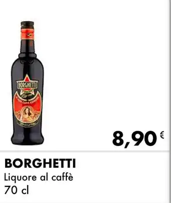 BORGHETTI Liquore al caffè 70 cl