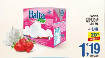 PANNA VEGETALE PER DOLCI 500 ML