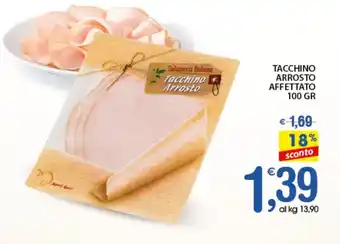 TACCHINO ARROSTO AFFETTATO 100 GR