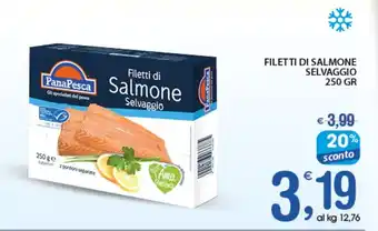 Qui Discount FILETTI DI SALMONE SELVAGGIO 250 GR offerta