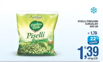 Qui Discount PISELLI FINISSIMI SURGELATI 600 GR offerta